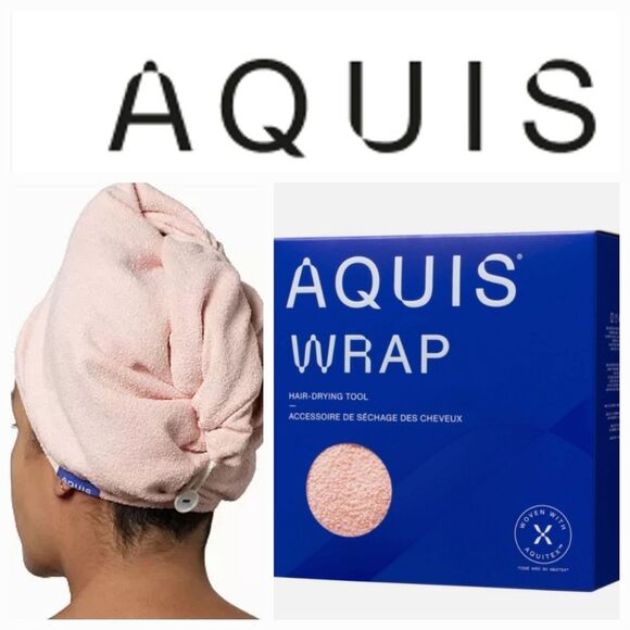 Aquis Microfiber Hair Drying Towel Wrap- Pink - Picture 1 of 10
